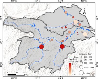 Seasonal Amplitude of Water Storage Variations of the Yangtze–Huai Plain Lake Group: Implicaion for Floodwater Storage Capacity